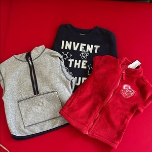 Bundle of sweatshirts/shirts ( bundle with any kid items for 15)